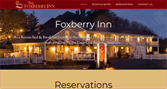 Desktop Screenshot of foxberryinn.com